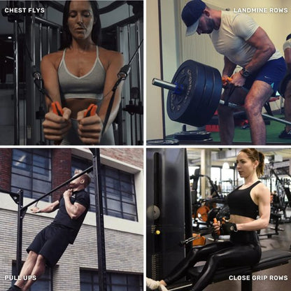 Angles90 Multifunction Gym Handles – Dynamic Grip Attachment for Cable Machines, Pull-Ups & Lat Pulldown, Ergonomic Training Grips, Made in Italy